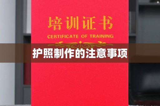 正阳护照制作的注意事项