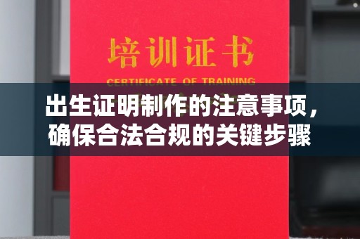 正阳出生证明制作的注意事项，确保合法合规的关键步骤