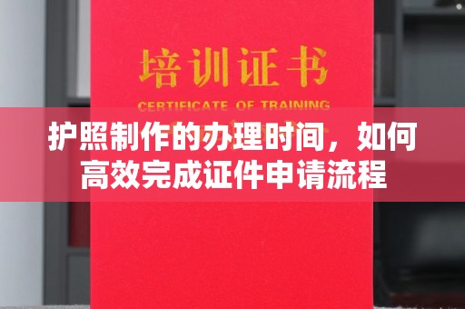 正阳护照制作的办理时间，如何高效完成证件申请流程