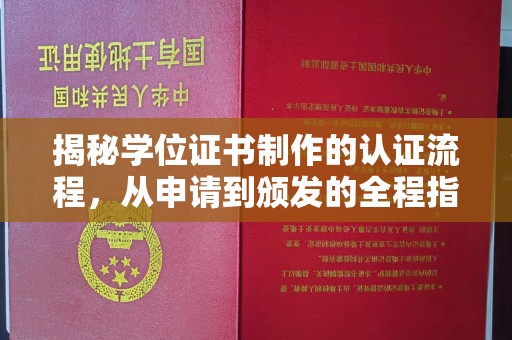 正阳揭秘学位证书制作的认证流程，从申请到颁发的全程指南