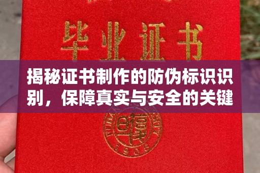 正阳揭秘证书制作的防伪标识识别，保障真实与安全的关键