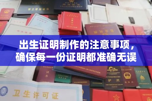 正阳出生证明制作的注意事项，确保每一份证明都准确无误