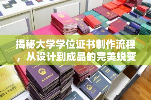 正阳揭秘大学学位证书制作流程，从设计到成品的完美蜕变